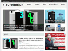 Tablet Screenshot of cleverhound.com